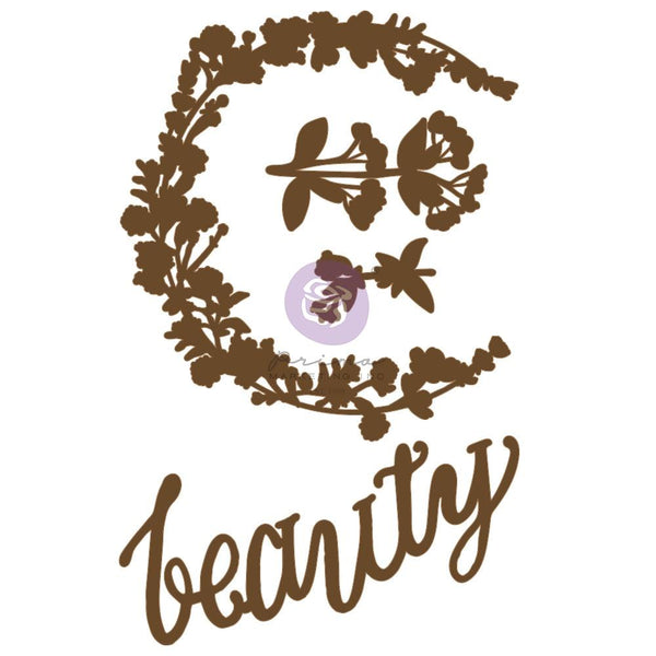 Prima Marketing Laser Cut Chipboard - Hopefully, Beauty 4 pack