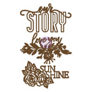 Prima Marketing Laser Cut Chipboard - Our Story, 3 pack*