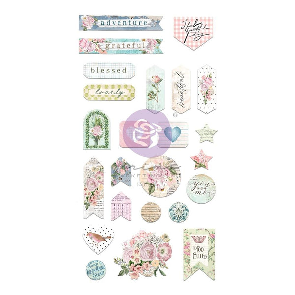 Prima Marketing The Plant Department Puffy Stickers 24 pack