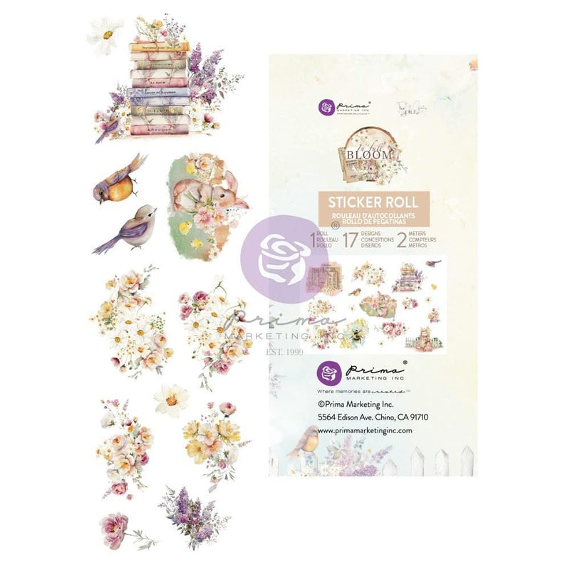 Prima Marketing In Full Bloom Sticker Roll 2 Meters*