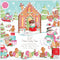 Craft Consortium Double-Sided Paper Pad 12"x 12" 40 Pack, 20 Designs - Candy Christmas*