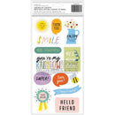 Pebbles Kid At Heart Thickers Stickers 27 Pack - Phrase/Foam*