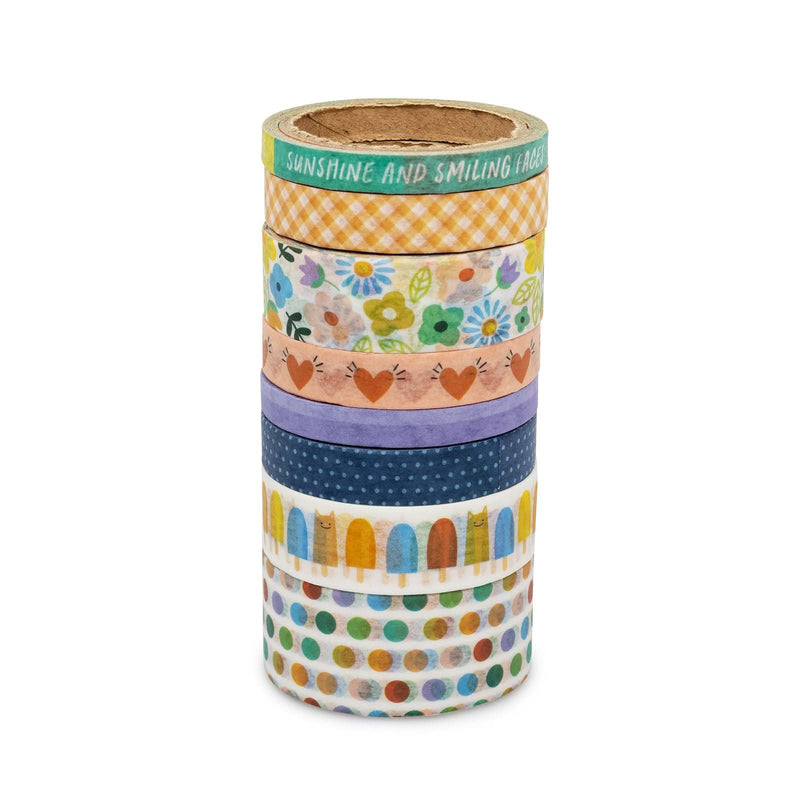 Pebbles Washi Tape 8 Pack - Kid At Heart*