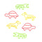 Pebbles Kid At Heart Paper Clips 12/Pkg - Animal*