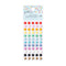 Pebbles All The Cake Enamel Dots 60/Pkg Matte Finish & Foil