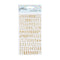 Pebbles All The Cake Puffy Stickers 4"x 6" 120/Pkg - Alpha w/Foil Finish*