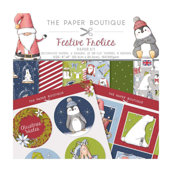 The Paper Boutique - Festive Frolics 8"x8" Paper Kit
