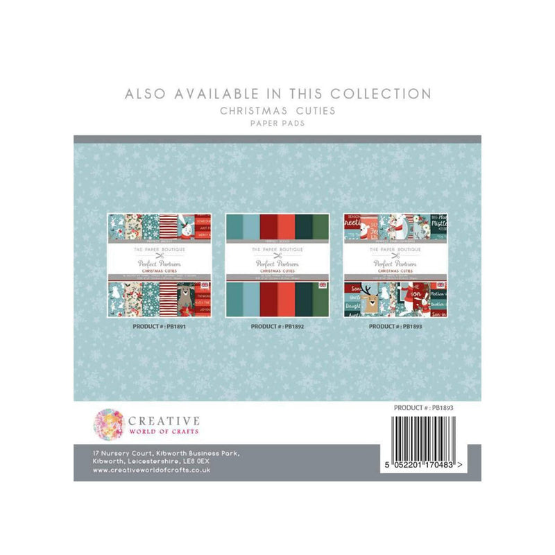 The Paper Boutique Perfect Partners - Christmas Cuties 8" x 8" - 36 Sheets - Perfect Embellishments*