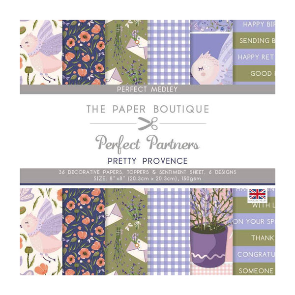 The Paper Boutique Perfect Partners 8"x 8" – Pretty Provence - Perfect Melody