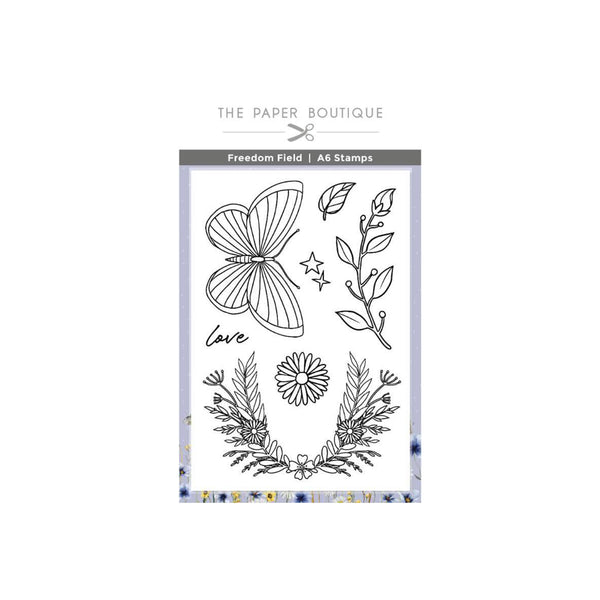 The Paper Boutique Clear Stamps - Freedom Field A6*
