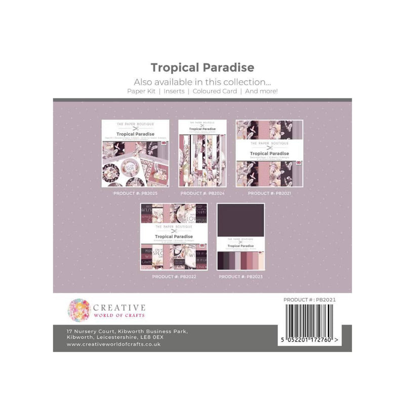 The Paper Boutique - Tropical Paradise 8"x8" Decorative Papers*