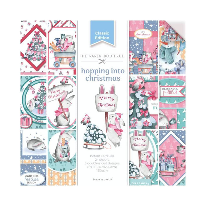 The Paper Boutique Hopping into Christmas 8"x 8" Insert Card Pad*