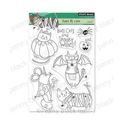 Penny Black Clear Stamps - Bats & Cats