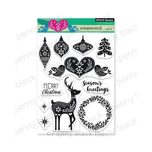 Penny Black Clear Stamps - Ornamented*