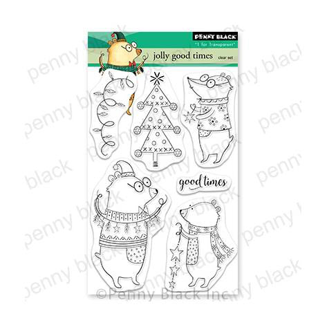 Penny Black Clear Stamps - Jolly Good Times