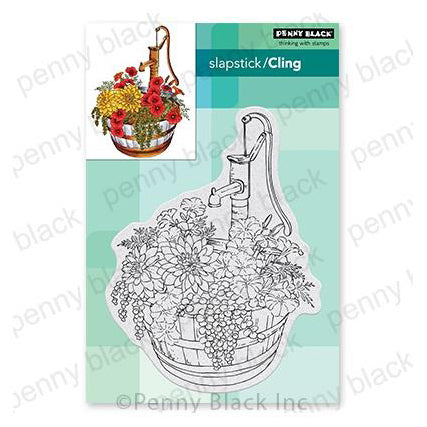 Penny Black Cling Stamps - Barrel Of Blooms*