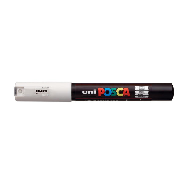 POSCA 1M Extra-Fine Bullet Tip Paint Marker - White