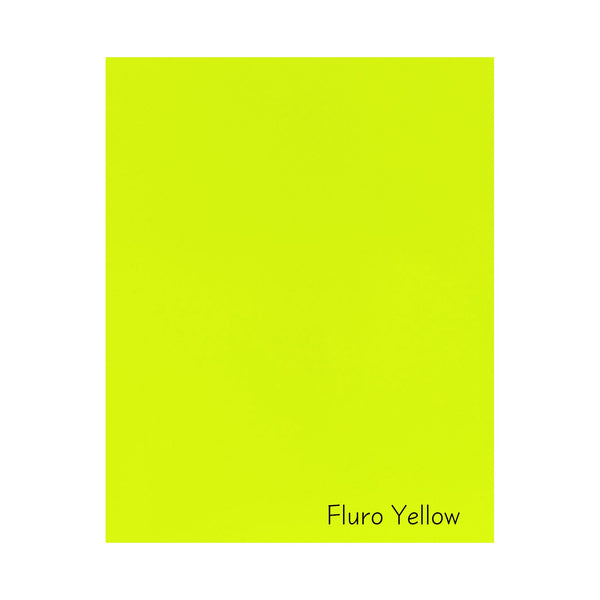 Poppy Crafts - Heat Transfer Vinyl - Fluro Yellow