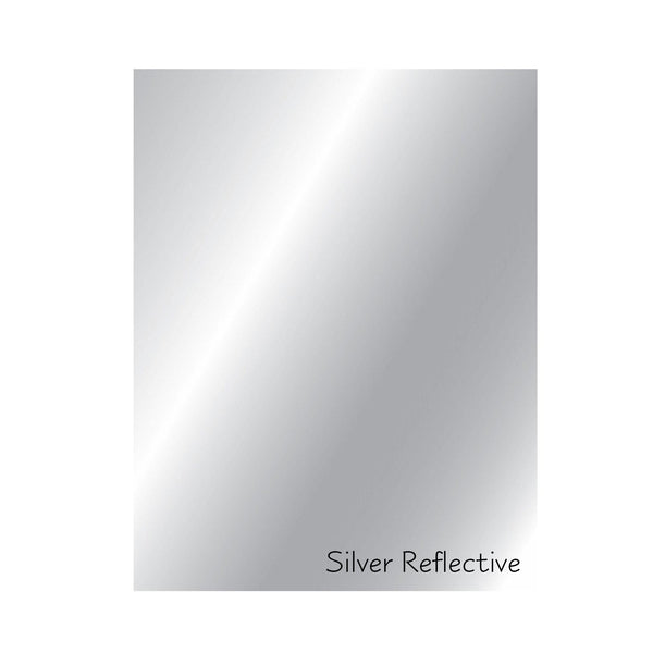Poppy Crafts - Heat Transfer Vinyl - Silver Reflective