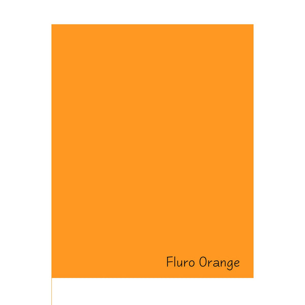 Poppy Crafts - Heat Transfer Vinyl - Fluro Orange