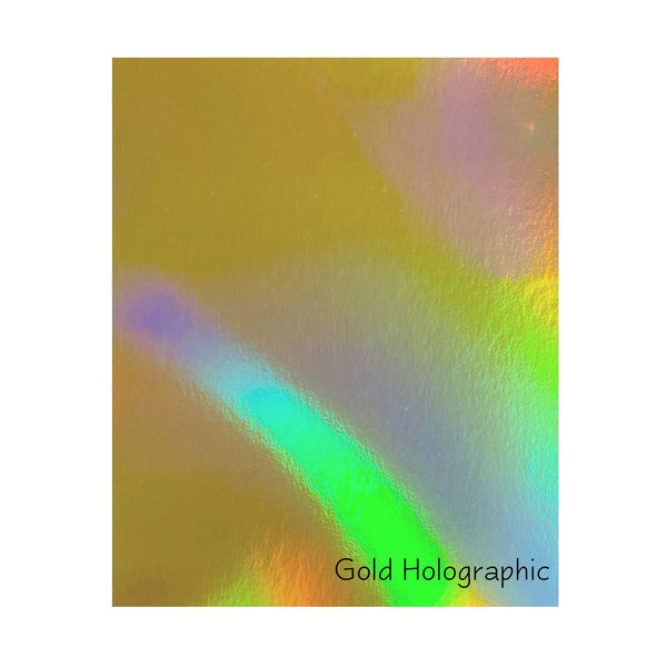 Poppy Crafts - Heat Transfer Vinyl - Gold Holographic