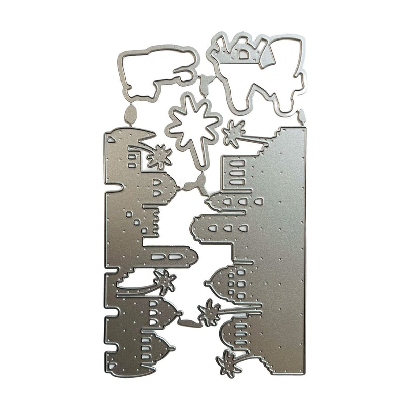 Poppy Crafts Cutting Dies 484 Sandy Christmas Scene