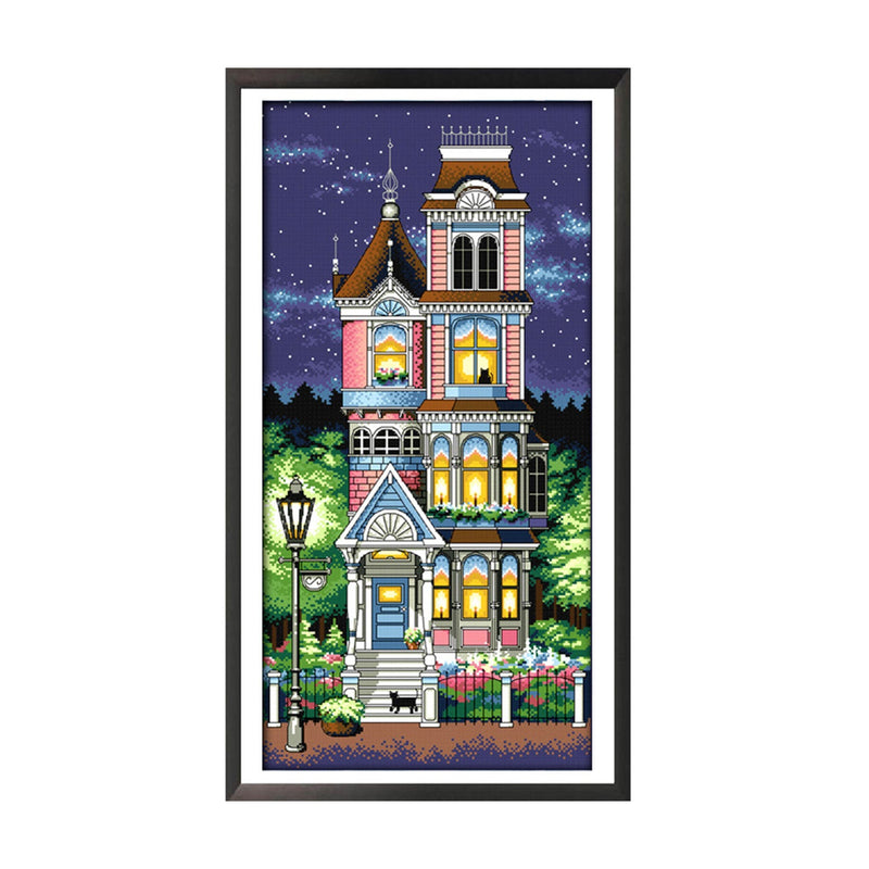 Poppy Crafts Cross-Stitch Kit - A Quiet Night*