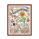 Poppy Crafts Cross-Stitch Kit - Summer Time