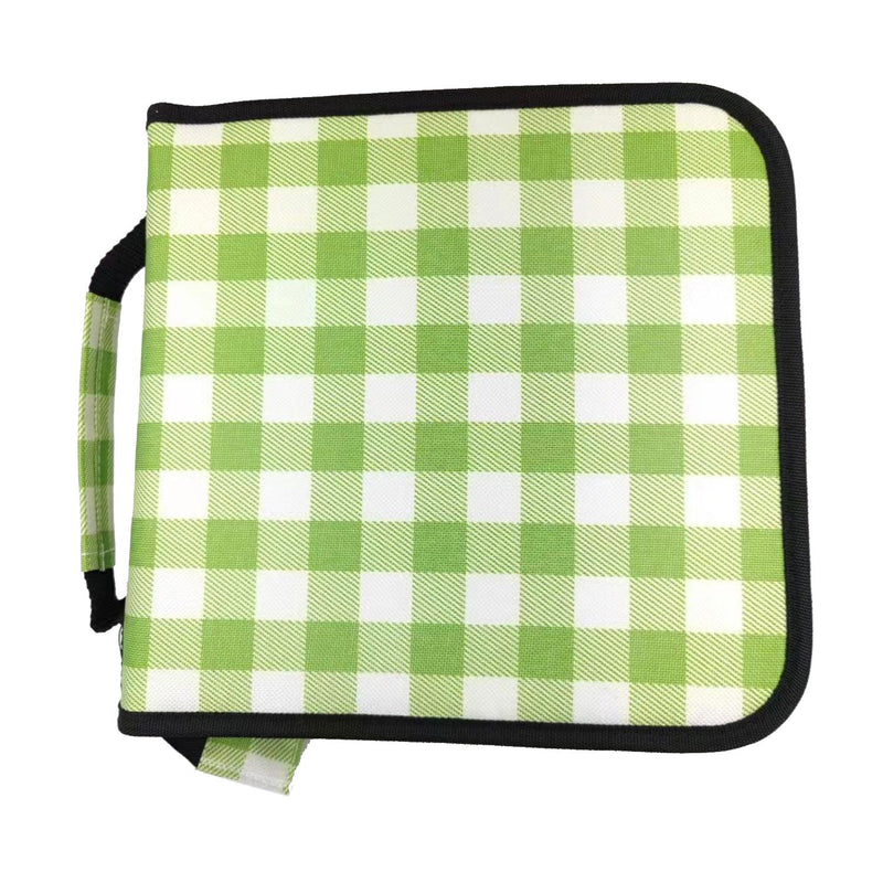 Poppy Crafts - Die Storage Folder - Green Gingham