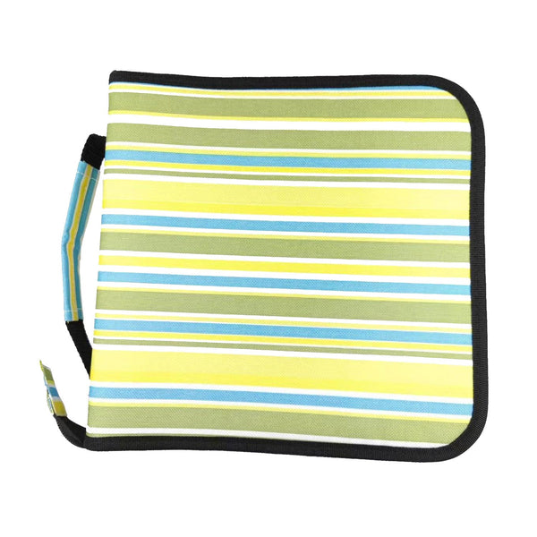 Poppy Crafts - Die Storage Folder - Green/Lime/Blue Stripe