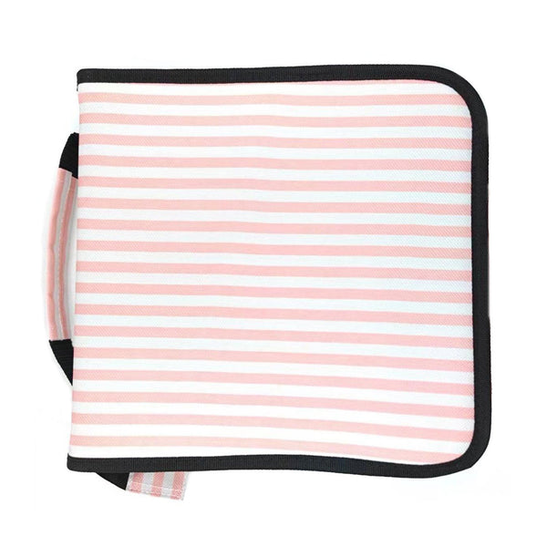 Poppy Crafts - Die Storage Folder - Pink & White Stripe