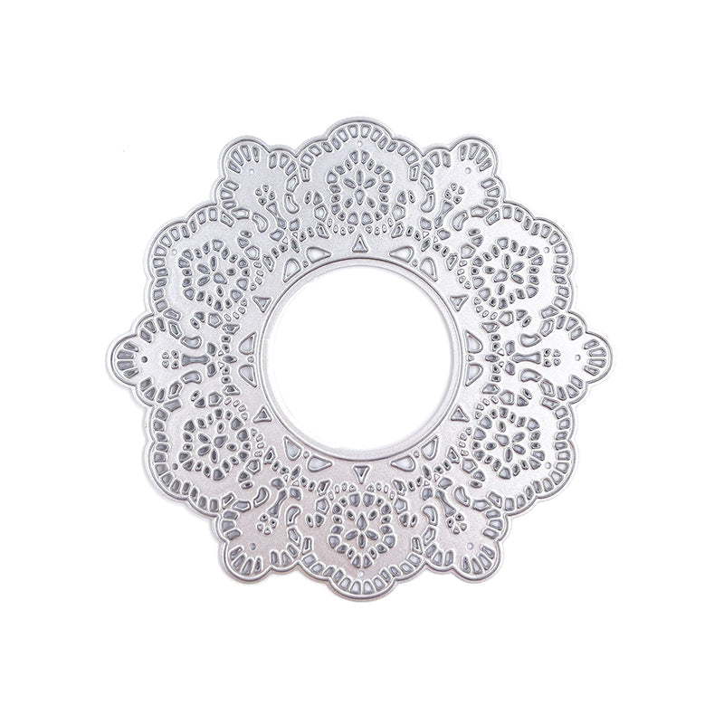 Poppy Crafts Cutting Dies - 11.7cm x 11.2cm - Decorative Doily 163