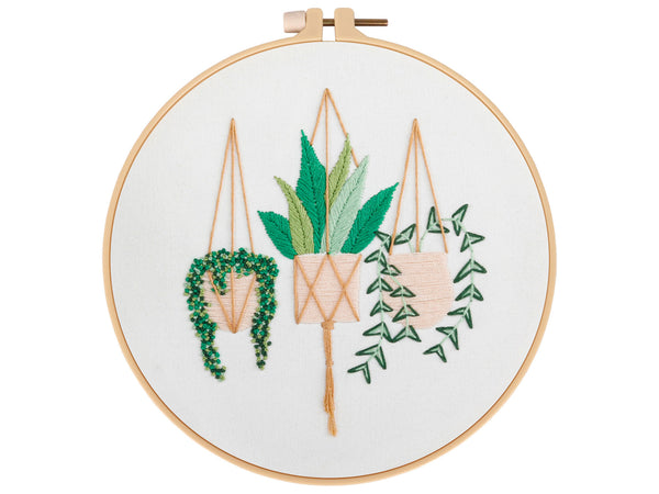 Poppy Crafts Embroidery Kit #11 - Hanging Shrubbery