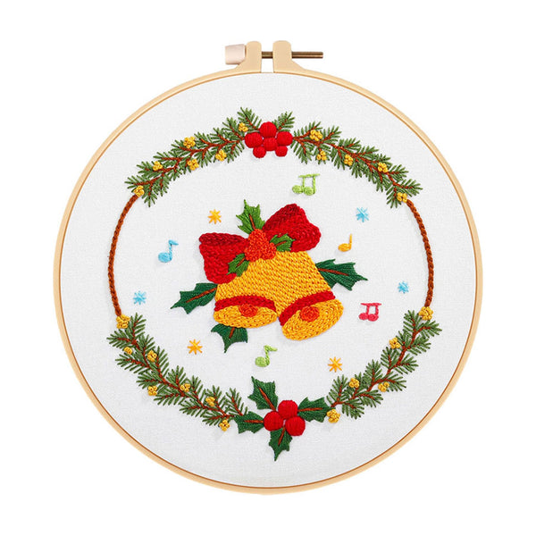 Poppy Crafts Embroidery Kit #39 - Christmas Collection - Musical Bells*