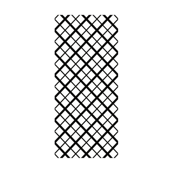 Poppy Crafts Embossing Folder #270 - Checkered Fence