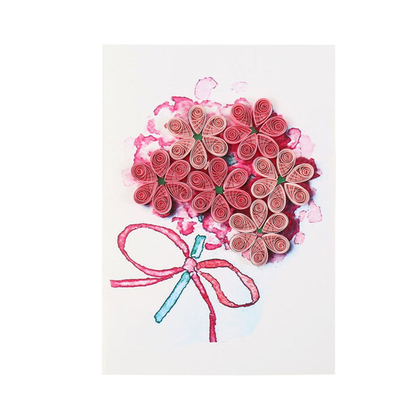 Poppy Crafts Quilling Kit - A5 Greeting Card #4 - Daisy Bouquet*