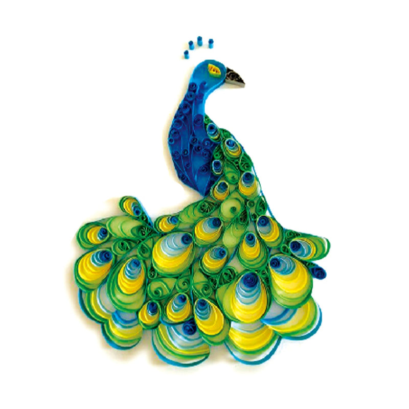Poppy Crafts A4 Quilling Kit 30 - Peacock
