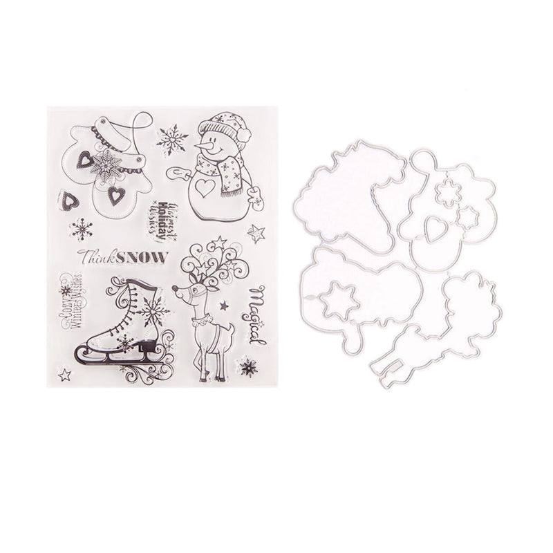 Poppy Crafts Cutting Dies & Stamp Set
