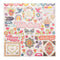 American Crafts Paige Evans Wonders Chipboard Stickers 12in x 12in - Icons & Phrases
