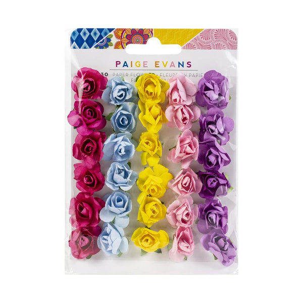 Paige Evans Wonders Dimensional Paper Flowers 30 Pack*