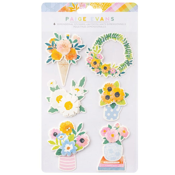 Paige Evans - Garden Shoppe Layered Stickers 6 pack*