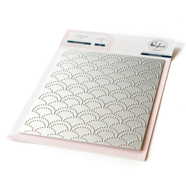Pinkfresh Studio Cover Plate Die - Dotted Scallops