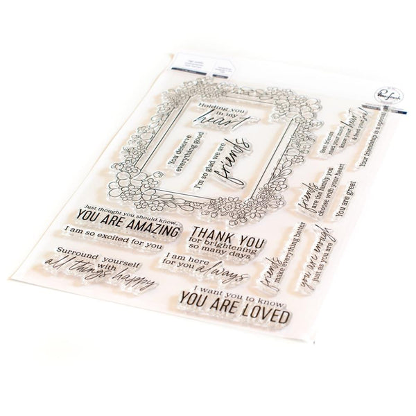 Pinkfresh Studio Clear Stamp Set 6"x 8"- In My Heart*