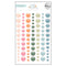 Pinkfresh Enamel Dot Stickers 84 pack Lovely Blooms