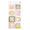 PinkFresh Chipboard Frames Stickers - Chrysanthemum*