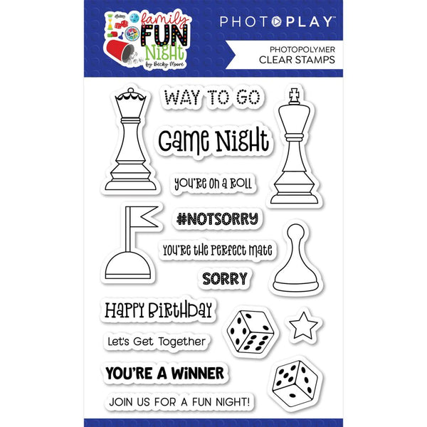 PhotoPlay Photopolymer Clear Stamps - Family Fun Night*