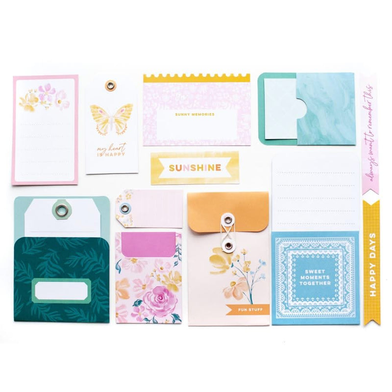 PinkFresh Studio Happy Heart Journaling Bits 14 pack*