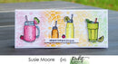 Picket Fence Studios 4"x 8" Stamp Set - Drink Your Greens*