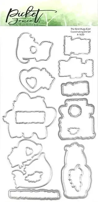 Picket Fence Studios Steel Dies - The Best Hugs Ever*