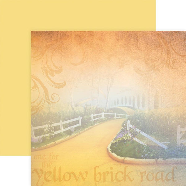 Paper House Wizard Of Oz Double-Sided Paper 12in x 12in - Yellowbrick Road